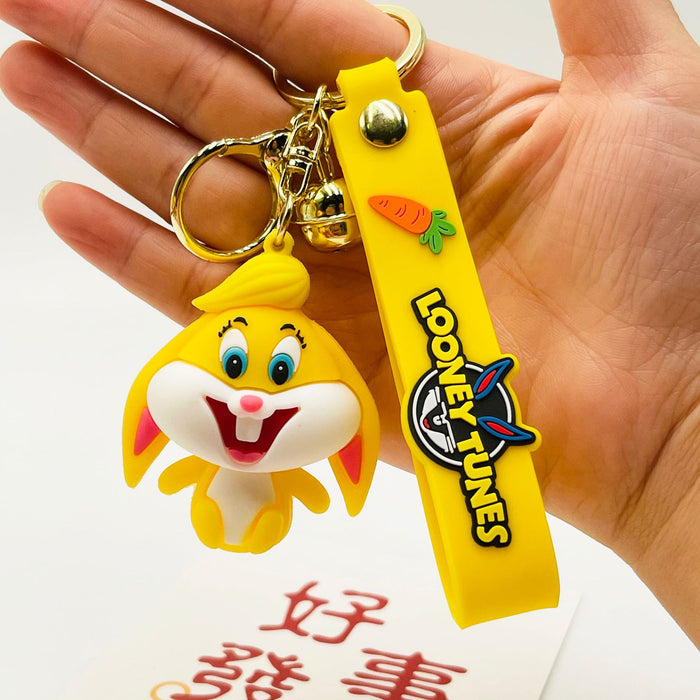 Wholesale Keychains PVC Bunny Cartoon Cute (M) JDC-KC-XiangY040