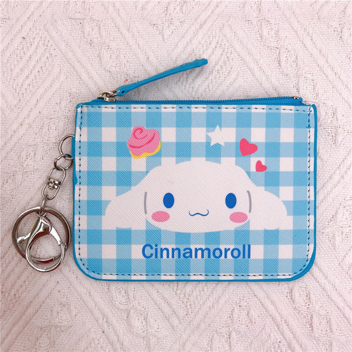 Wholesale Cartoon PU Card Holder Coin Purse Keychain (M) JDC-KC-YaLL005