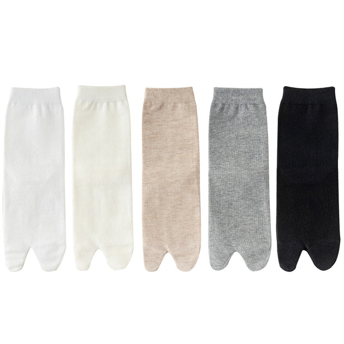 Wholesale Split Toe Socks Summer Thin Toe Socks Couple Socks MOQ≥2 JDC-SK-LinX003