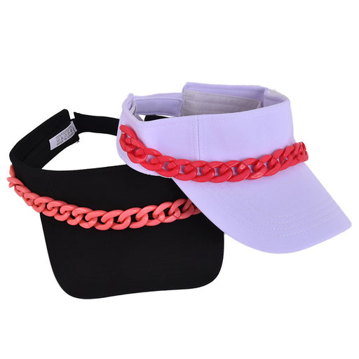 Jewelry WholesaleWholesale Thick Chain Polyester Empty Top Hat Sun Hat MOQ≥2 JDC-FH-ZhuoP006 Fashionhat 卓澎 %variant_option1% %variant_option2% %variant_option3%  Factory Price JoyasDeChina Joyas De China