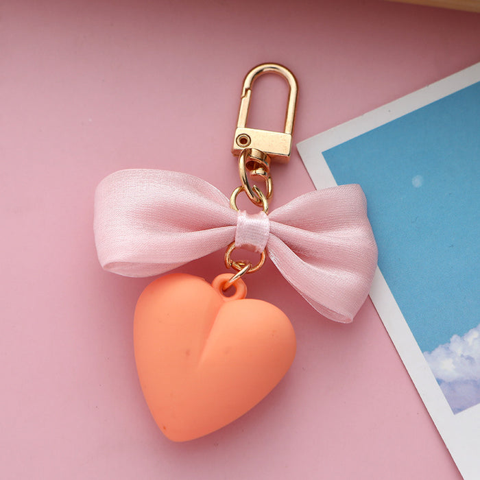 Wholesale Keychains For Backpacks bow acrylic keychain cute girl MOQ≥2 JDC-KC-JRen002