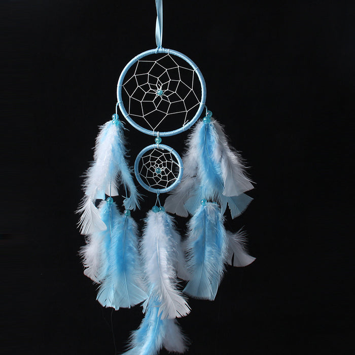 Wholesale Two Color Dreamcatcher Craft Home Ornament MOQ≥2 JDC-DC-JunX017