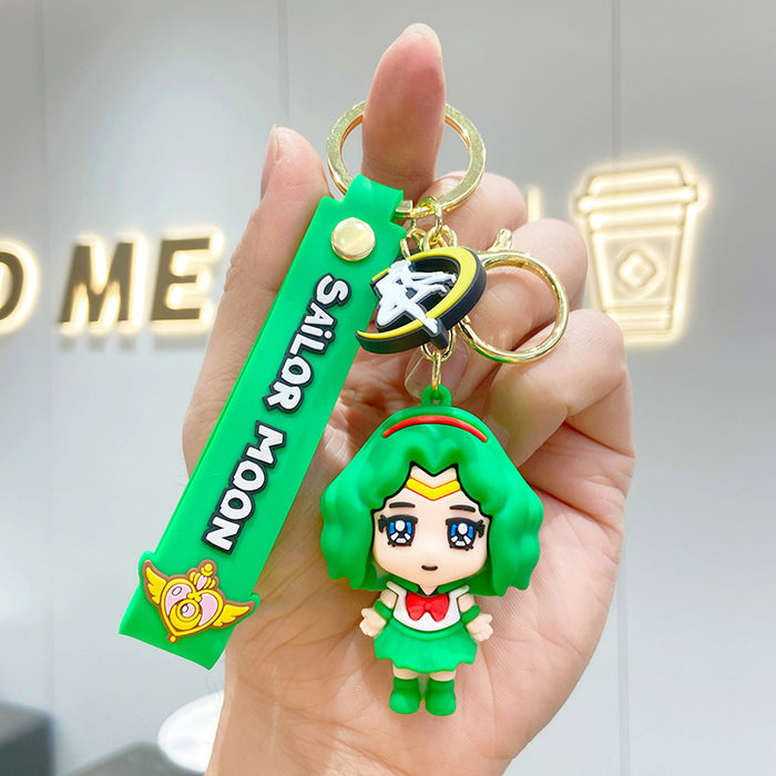 Wholesale Keychains For Backpacks Sailor Moon Cartoon Key Chain Couple Bag Ornament MOQ≥2 JDC-KC-YDao028