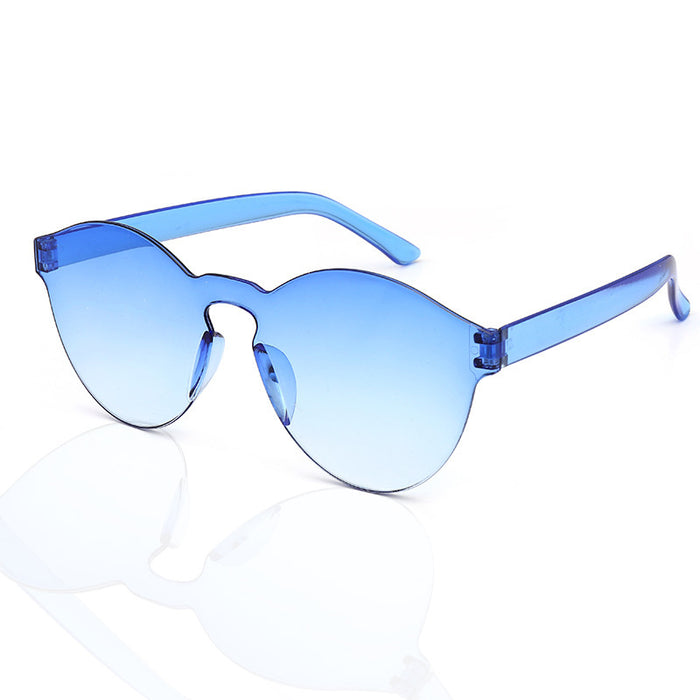 Jewelry WholesaleWholesale Frameless One Piece PC Transparent Sunglasses JDC-SG-XingY003 Sunglasses 兴业 %variant_option1% %variant_option2% %variant_option3%  Factory Price JoyasDeChina Joyas De China