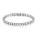 Jewelry WholesaleWholesale Zircon Copper Platinum Plated Tennis Chain Bracelet JDC-BT-RuoS001 Bracelet 若瑟 %variant_option1% %variant_option2% %variant_option3%  Factory Price JoyasDeChina Joyas De China