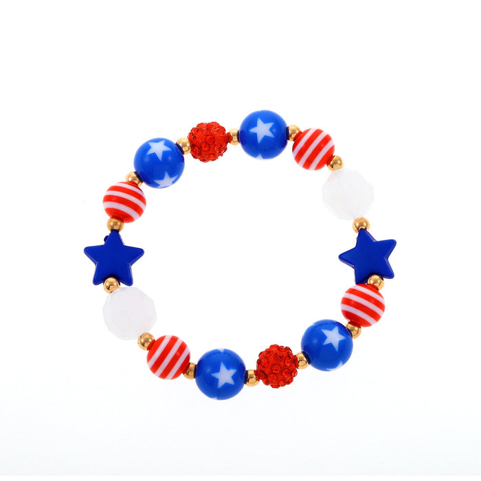 Wholesale 4th of July Independence Day Jewelry Sets JDC-BT-WangD001