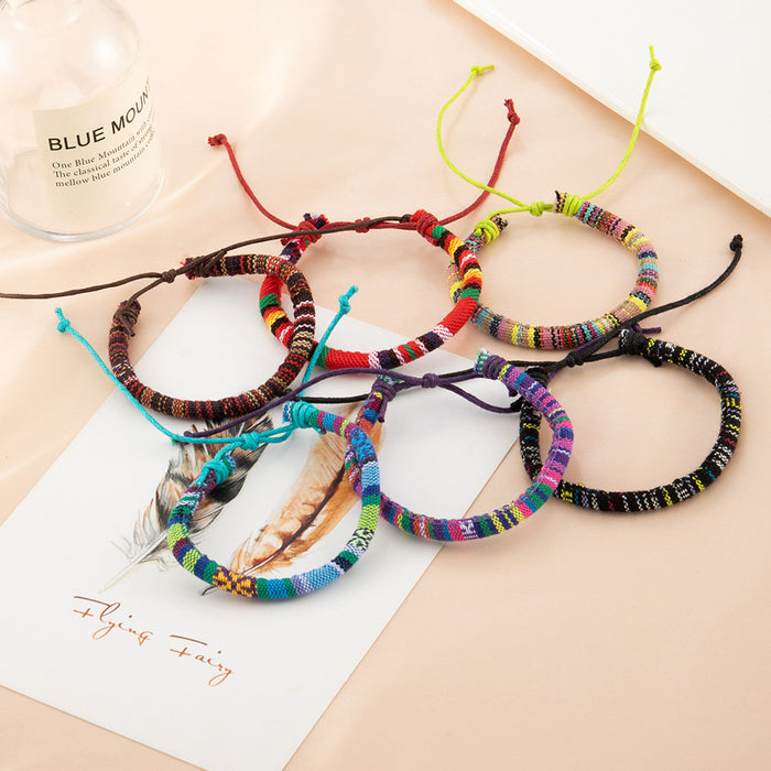Longitud de pulsera vintage mayorista Estilo étnico retráctil JDC-BT-NZ062