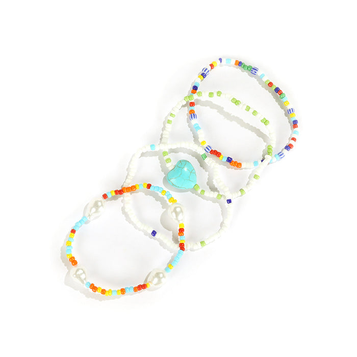 Wholesale Seaside Beach Travel Commemorative Rice Bead Bracelet JDC-BT-ZengZ004