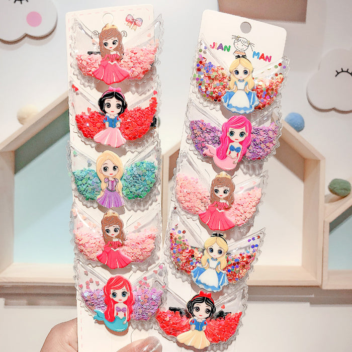 Wholesale children cartoon baby angel wings hair accessories JDC-HC-Jianman003