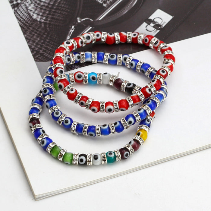 Wholesale Evil Blue Eyes Bracelet Jewelry MOQ≥2 JDC-BT-BaiDing004