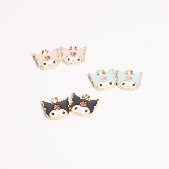 Wholesale Cartoon Enamel Alloy Bracelet Charms Accessories (M) MOQ≥10 JDC-CS-LingM008