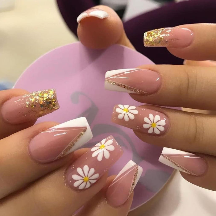 Jewelry WholesaleWholesale Wearing Nail Manicure Plastic Nail Stickers Set JDC-NS-LFan001 Nail Stickers 乐畈 %variant_option1% %variant_option2% %variant_option3%  Factory Price JoyasDeChina Joyas De China