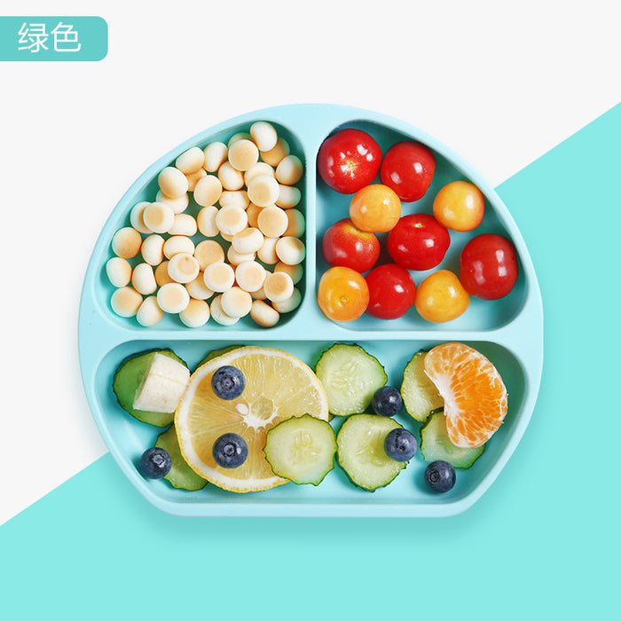Wholesale Baby Silicone Dinner Plate Suction Cup JDC-CC-Ningxuan003