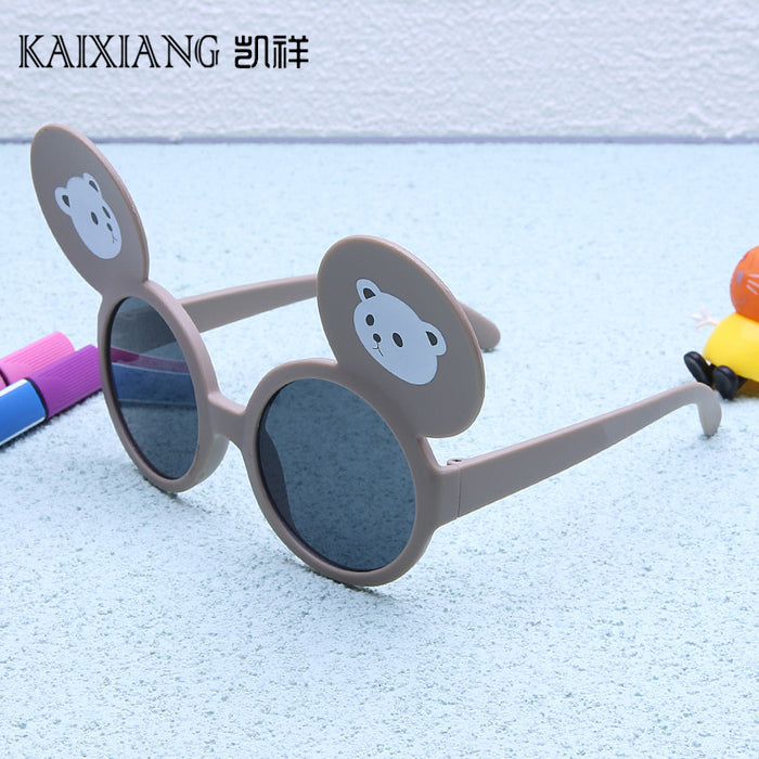 Jewelry WholesaleWholesale children's cartoon big ears cute bear PC glasses JDC-SG-KaiX006 Sunglasses 凯祥 %variant_option1% %variant_option2% %variant_option3%  Factory Price JoyasDeChina Joyas De China