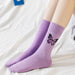 Jewelry WholesaleWholesale Hot Stamping Colorful Butterfly Cotton Women's Socks JDC-SK-XiaoYi004 Sock 小蚁 %variant_option1% %variant_option2% %variant_option3%  Factory Price JoyasDeChina Joyas De China