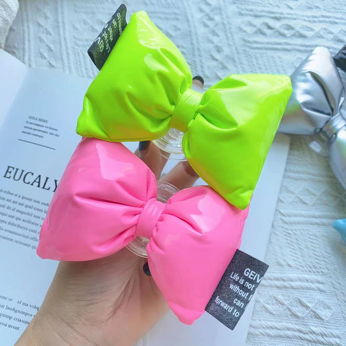 Wholesale 3D Leather Bow Knot Ring Phone Airbag Holder MOQ≥2 JDC-PS-WeiJiu028