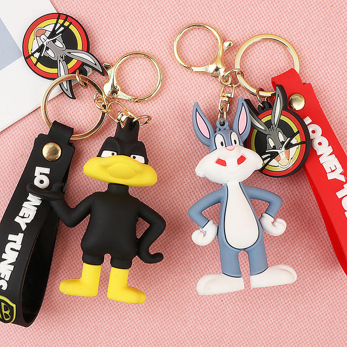 Wholesale Keychains PVC Hardware Cute Cartoon (M) JDC-KC-KuW007