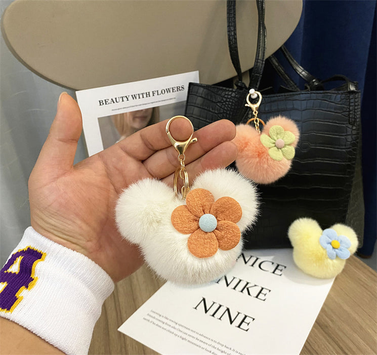 Wholesale Keychain Metal Cute Cartoon Plush Keychain JDC-KC-KaiY006