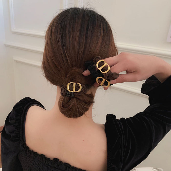 Jewelry WholesaleWholesale Letter Elegant Alloy Lazy Hair Ring Headband 9（F) JDC-HS-Qianq004 Hair Scrunchies 谦谦 %variant_option1% %variant_option2% %variant_option3%  Factory Price JoyasDeChina Joyas De China