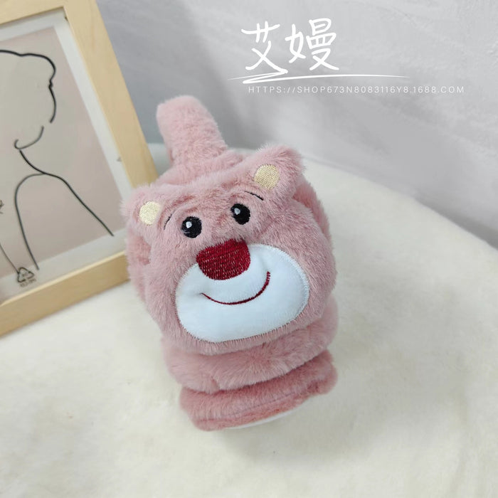 Wholesale Earmuff Plush Warm Winter Thick Cute Cartoon (M) MOQ≥3 JDC-EF-AiMan002