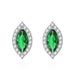 Jewelry WholesaleWholesale flash diamond marquise silver plated stud earrings JDC-ES-BZ011 Earrings 标志 %variant_option1% %variant_option2% %variant_option3%  Factory Price JoyasDeChina Joyas De China