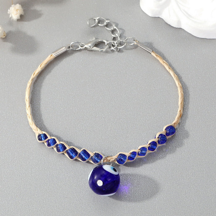 Wholesale Bracelet Resin Evil Eye Heart Adjustable JDC-BT-Gm002