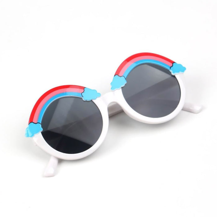 Jewelry WholesaleWholesale Rainbow Multicolor Baby Sunglasses Round Frame Sunglasses JDC-SG-ShuaiR002 Sunglasses 帅睿 %variant_option1% %variant_option2% %variant_option3%  Factory Price JoyasDeChina Joyas De China