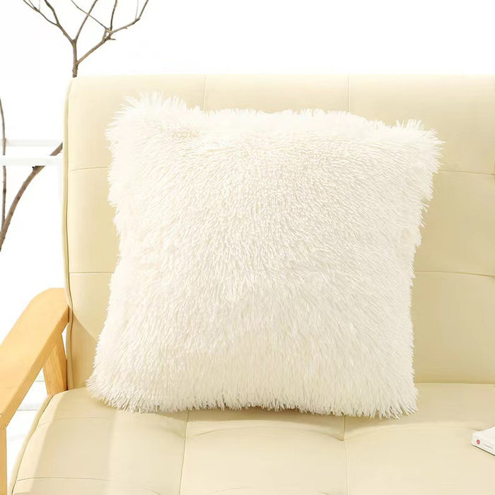 Wholesale Pillowcase Solid Color Plush Double Sided JDC-PW-Qiding001