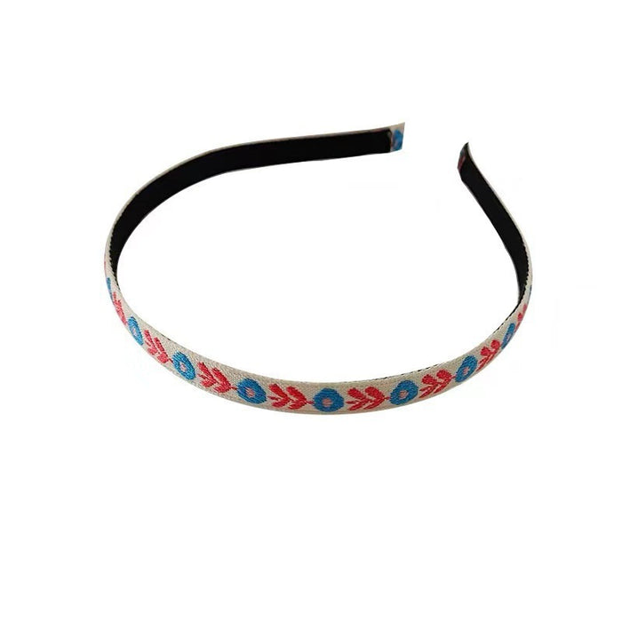 Wholesale Headband Cloth Embroidered Flower French JDC-HD-GeSX001