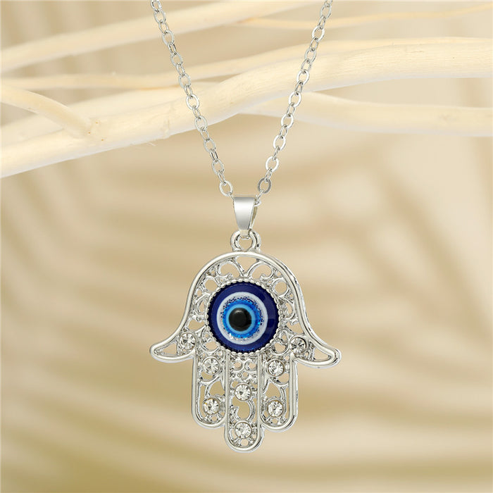 Jewelry WholesaleWholesale Devil's Eye Alloy Necklace MOQ≥3 JDC-NE-Juej005 Necklaces 觉际 %variant_option1% %variant_option2% %variant_option3%  Factory Price JoyasDeChina Joyas De China