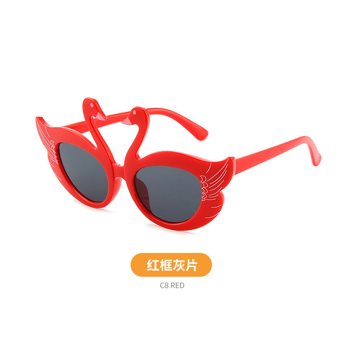 Jewelry WholesaleWholesale children's cartoon Swan UV Sunglasses JDC-SG-KaiX007 Sunglasses 凯祥 %variant_option1% %variant_option2% %variant_option3%  Factory Price JoyasDeChina Joyas De China