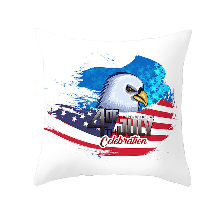 Wholesale 4th of July Independence Day Printed Pillowcase MOQ≥2 JDC-PW-Jinze002