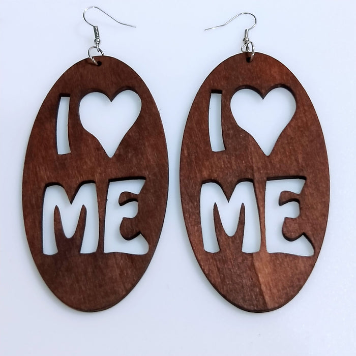 Wholesale Vintage Wooden Geometric Earrings Women JDC-ES-AnX012