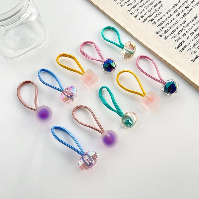 Wholesale children's rubber band head rope does not hurt hair tie JDC-HS-QiaHan001