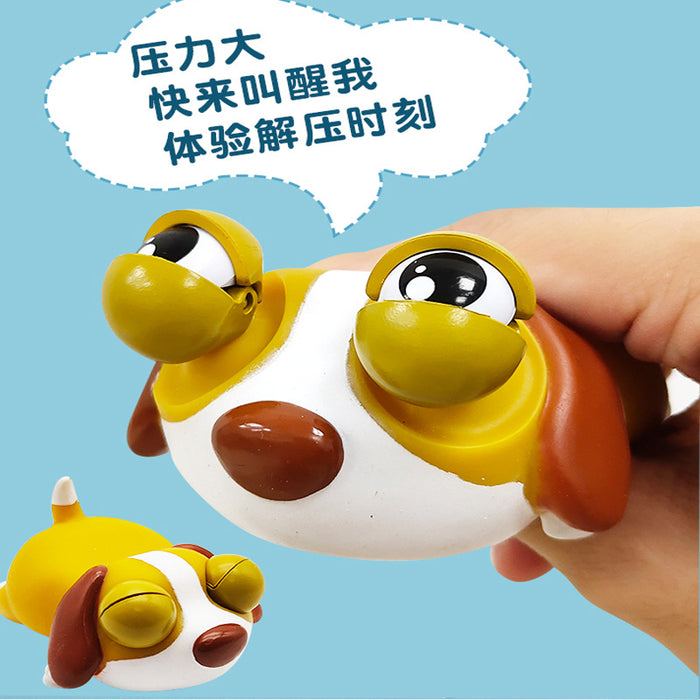 Wholesale cute pet sleepy dog toy decompression artifact blind box JDC-FT-TianT005