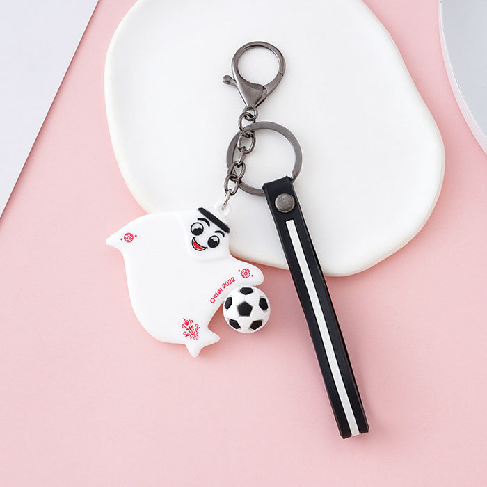 Wholesale Qatar World Cup Mascot Keychain JDC-KC-XiangY011