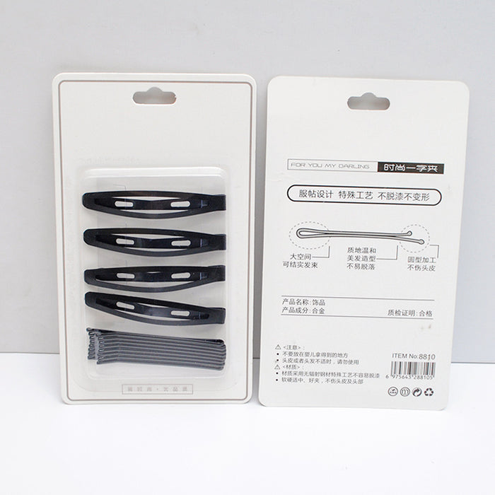 Wholesale Hair Clips Metal Black Classic bb Clips MOQ≥12 JDC-HC-JSa002