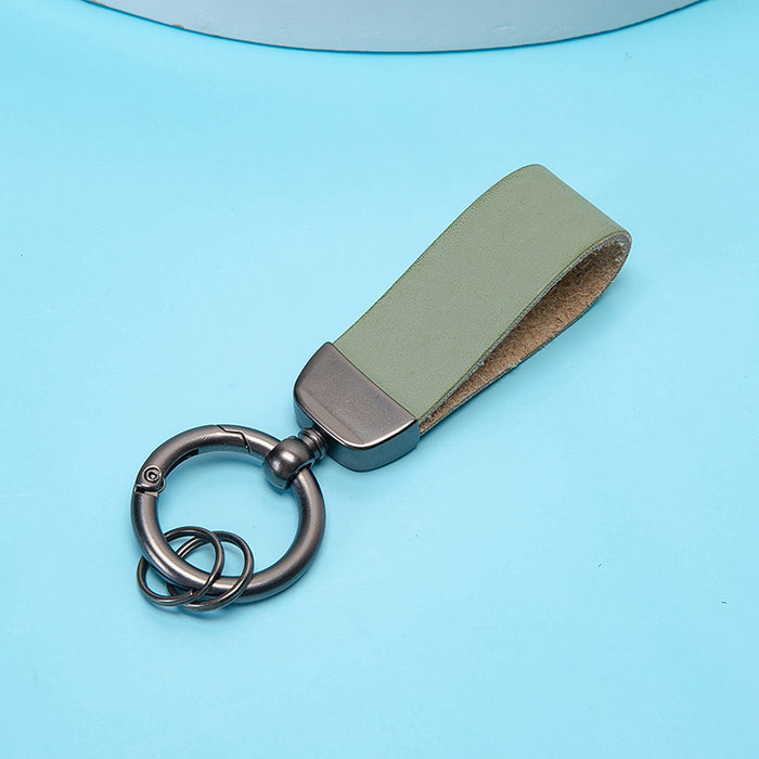 Wholesale Keychains PU Leather Car Simple Solid Color JDC-KC-XingR004