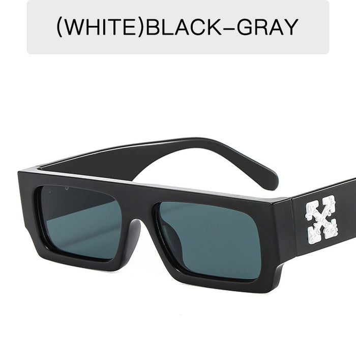 Jewelry WholesaleWholesale square frame personality snowflake hip hop metal hinged sunglasses JDC-SG-JiaW008 Sunglasses 嘉威 %variant_option1% %variant_option2% %variant_option3%  Factory Price JoyasDeChina Joyas De China