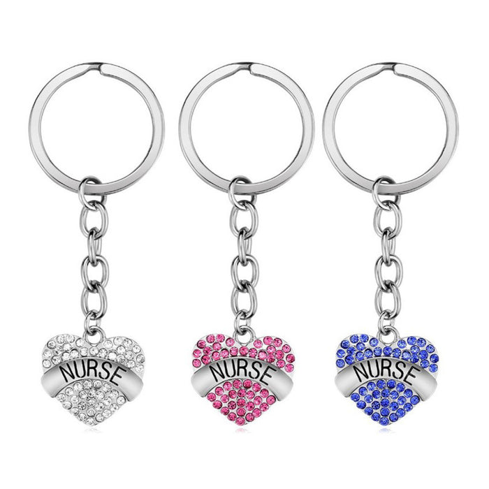 Jewelry WholesaleWholesale Stainless Steel Keychain Alloy Geometric Love Diamonds JDC-KC-JuY002 Keychains 聚耀 %variant_option1% %variant_option2% %variant_option3%  Factory Price JoyasDeChina Joyas De China