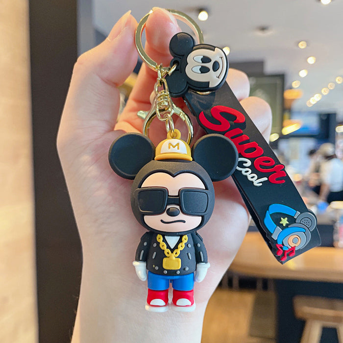 Wholesale Keychains For Backpacks cartoon keychain cute pvc doll car keychain JDC-KC-JG239