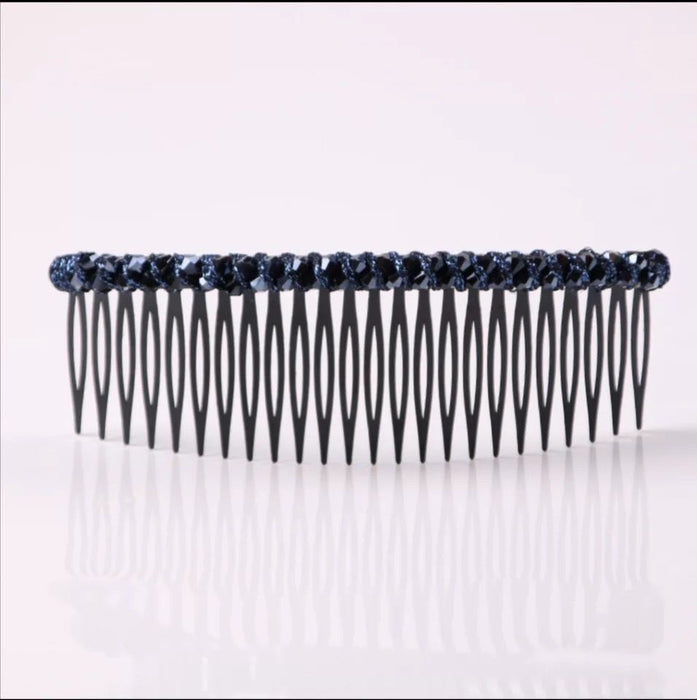 Wholesale Hair Clips Inverted Comb Crystal Plastic JDC-HC-ShiX004