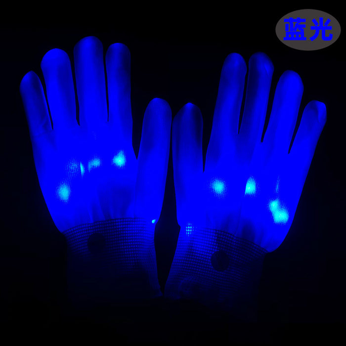 Wholesale Toy Halloween Glowing Gloves Led Glitter MOQ≥2 JDC-FT-Huand001