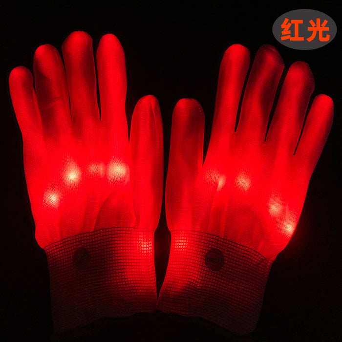 Wholesale Toy Halloween Glowing Gloves Led Glitter MOQ≥2 JDC-FT-Huand001