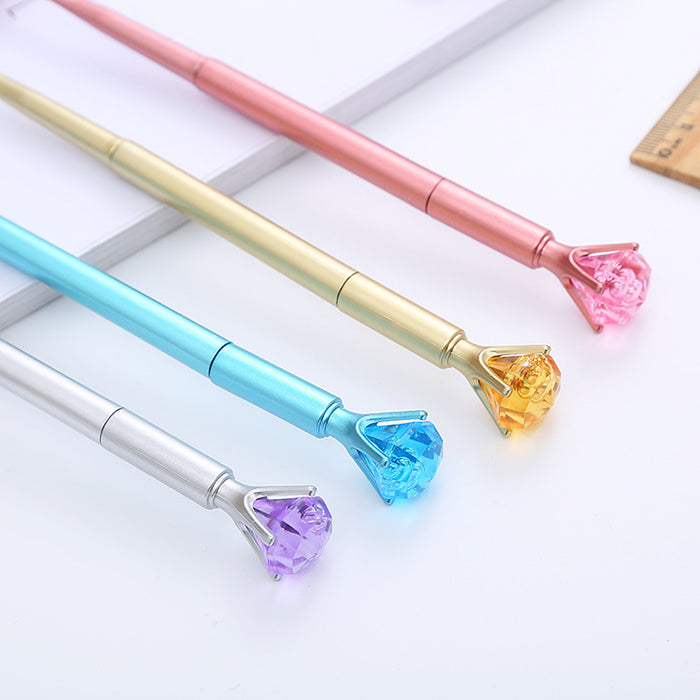 Wholesale Diamond Spoon Fork Plastic Ballpoint Pen JDC-BP-Liuj015