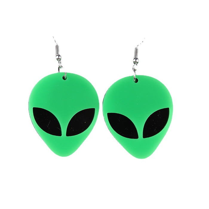 Wholesale Acrylic Alien Earring MOQ≥2 JDC-ES-DUAI012