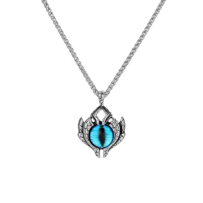 Wholesale Necklace Titanium Steel Luminous Demon Eye Fluorescent MOQ≥2 JDC-NE-DanYuan002