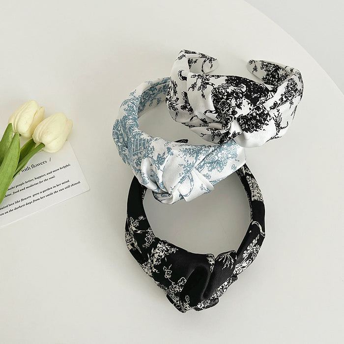 Wholesale fabric print knotted headband MOQ≥2 JDC-HD-MIs015