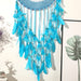 Jewelry WholesaleWholesale Large Dreamcatcher Arrangement Feather Wind Chime Ornament MOQ≥2 JDC-DC-YXuan011 Dreamcatcher 奕萱 %variant_option1% %variant_option2% %variant_option3%  Factory Price JoyasDeChina Joyas De China