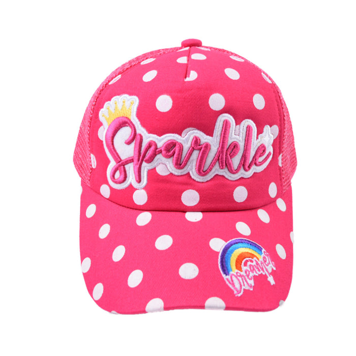 Wholesale children's three-dimensional embroidered alphabet baseball cap cartoon MOQ≥2 JDC-FH-WenR016